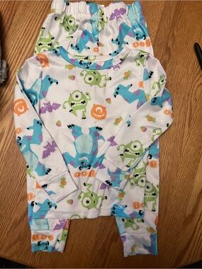 Disney Halloween Monster Inc. Pajama Set -3t